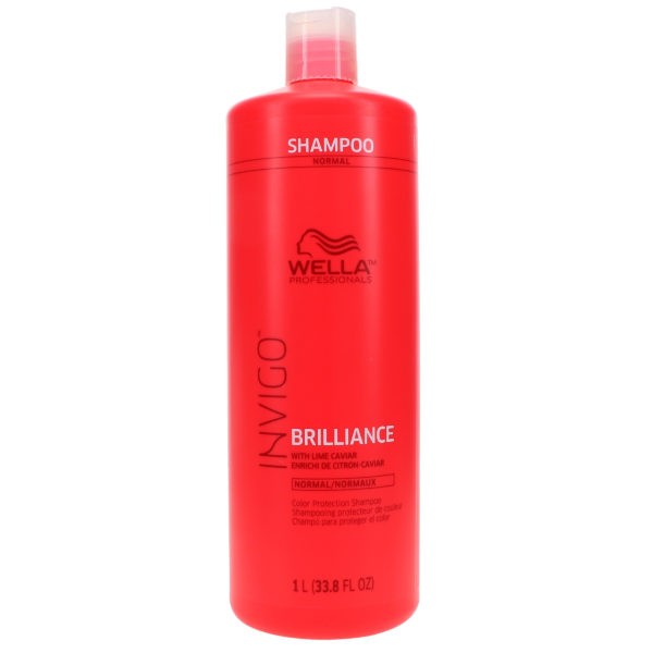 Wella Invigo Brilliance Normal Shampoo 33.8 oz & Invigo Brilliance Normal Conditioner 33.8 oz Combo Pack