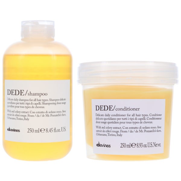 Davines DEDE Shampoo 8.5 oz & DEDE Conditioner 8.93 oz Combo Pack