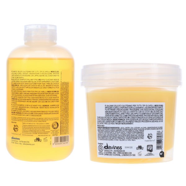 Davines DEDE Shampoo 8.5 oz & DEDE Conditioner 8.93 oz Combo Pack