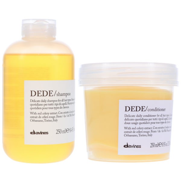 Davines DEDE Shampoo 8.5 oz & DEDE Conditioner 8.93 oz Combo Pack