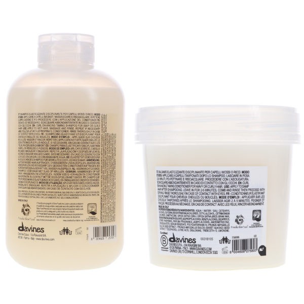 Davines LOVE Curl Enhancing Shampoo 8.5 oz & LOVE Curl Enhancing Conditioner 8.77 oz Combo Pack