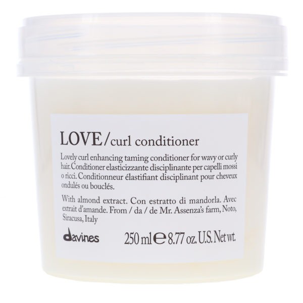 Davines LOVE Curl Enhancing Shampoo 8.5 oz & LOVE Curl Enhancing Conditioner 8.77 oz Combo Pack