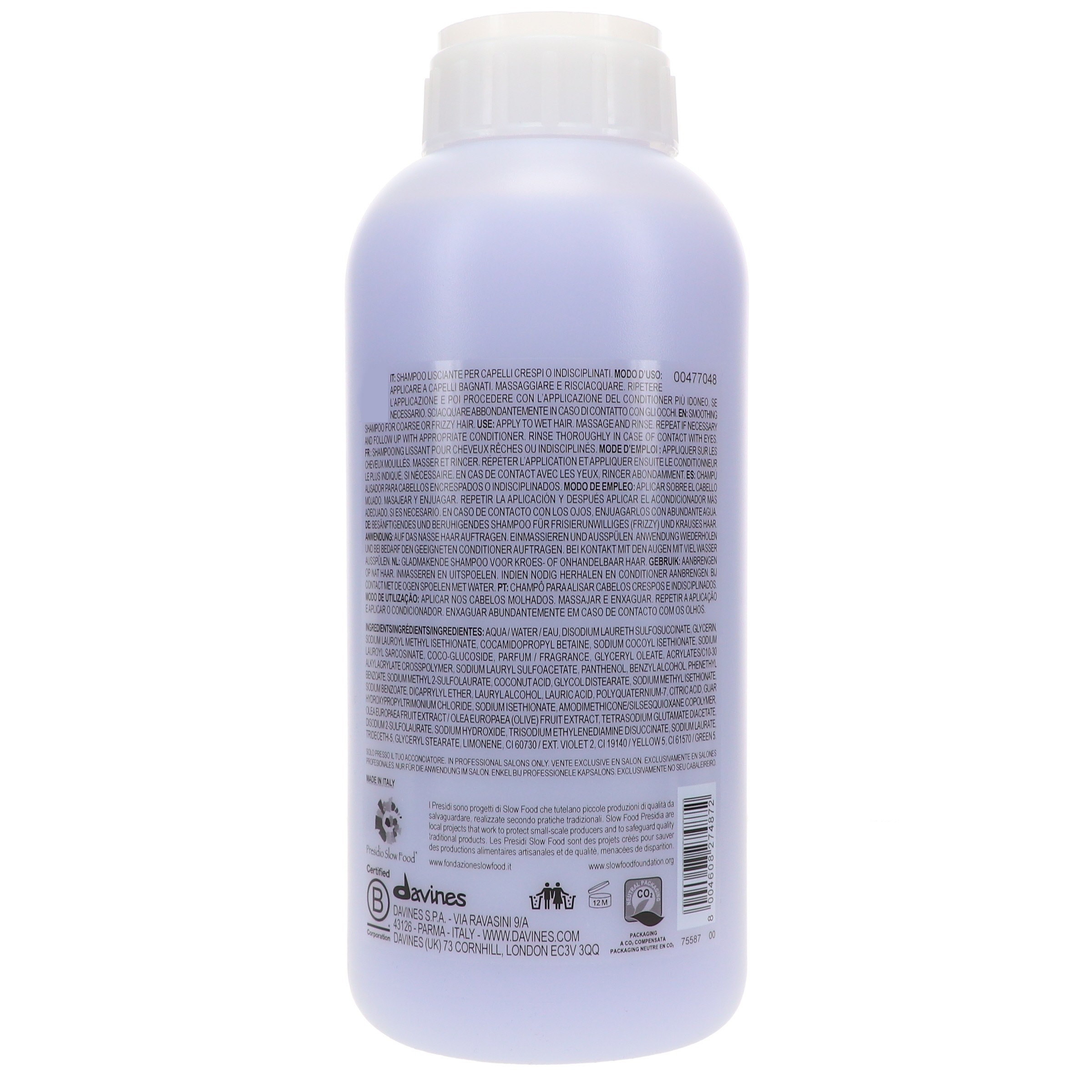Davines LOVE Smoothing Shampoo 33.81 oz