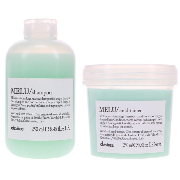 Davines MELU Shampoo 8.45 oz & MELU Conditioner 8.83 oz Combo Pack