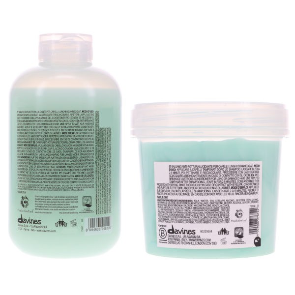 Davines MELU Shampoo 8.45 oz & MELU Conditioner 8.83 oz Combo Pack