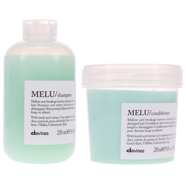 Davines MELU Shampoo 8.45 oz & MELU Conditioner 8.83 oz Combo Pack