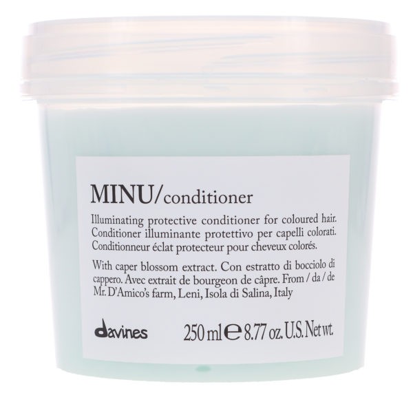 Davines MINU Illuminating Shampoo 8.45 oz & Davines MINU Illuminating Conditioner 8.77 oz Combo Pack