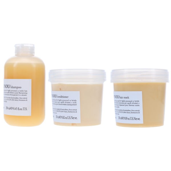 Davines NOUNOU Nourishing Shampoo 8.45 oz, NOUNOU Nourishing Conditioner 8.82 oz & NOUNOU Nourishing Hair Mask 8.89 oz