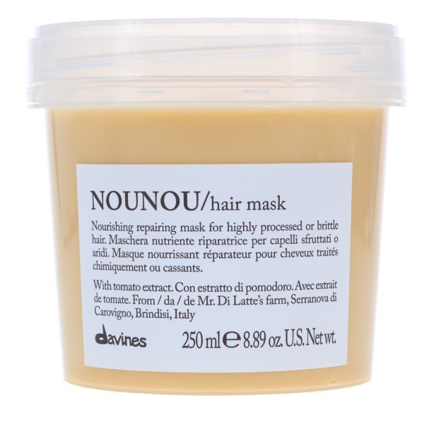 Davines NOUNOU Nourishing Shampoo 8.45 oz, NOUNOU Nourishing Conditioner 8.82 oz & NOUNOU Nourishing Hair Mask 8.89 oz