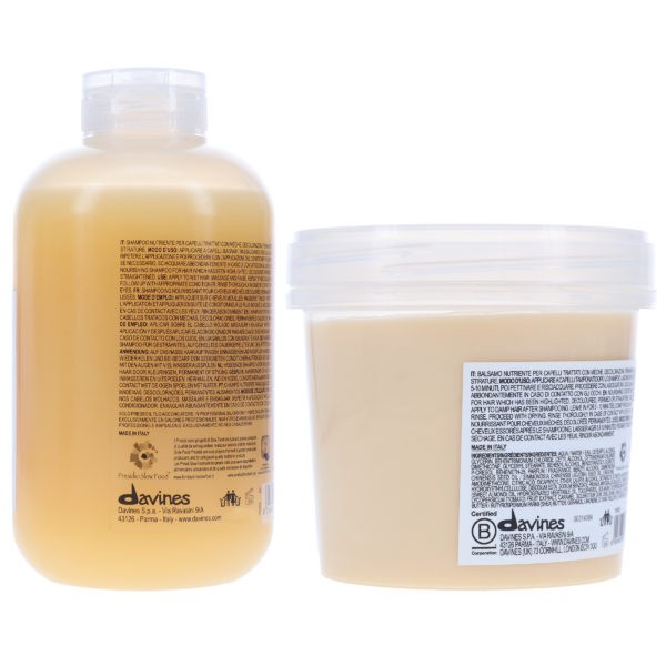 Davines NOUNOU Nourishing Shampoo 8.45 oz & NOUNOU Nourishing Conditioner 8.82 oz Combo Pack