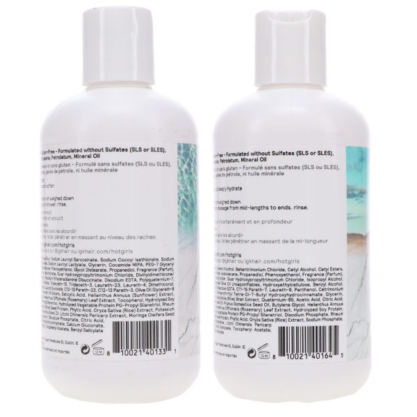 IGK Hot Girls Hydrating Shampoo 8 oz & Hot Girls Hydrating Conditioner 8 oz Combo Pack