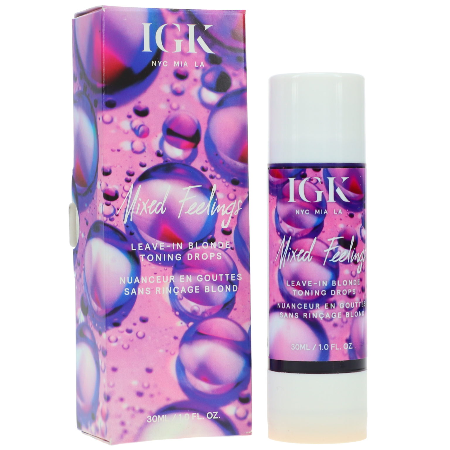 IGK Mixed Feelings LeaveIn Blonde Toning Drops 1 oz Beauty Roulette