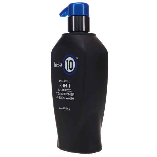 It's a 10 He's a 10 Miracle 3-in-1 Shampoo  Conditioner and Body Wash 10 oz