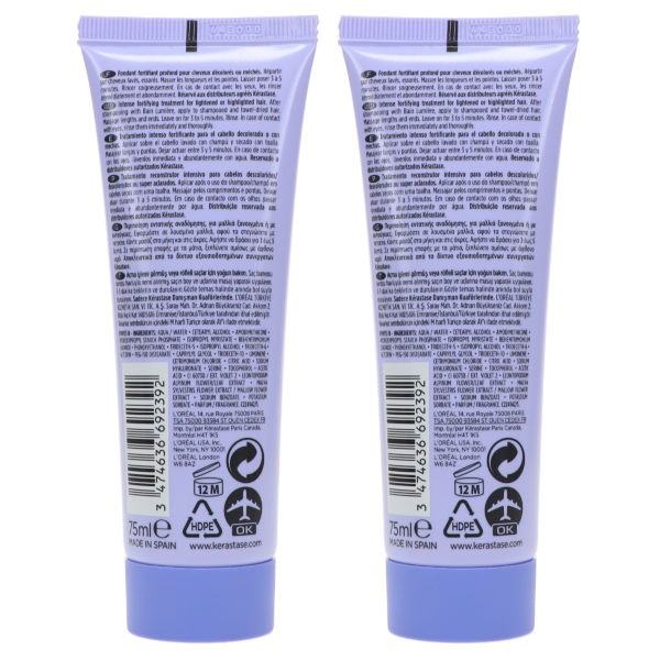 Kerastase Blond Absolu Cicaflash Fortifying Treatment 2.53 oz 2 Pack