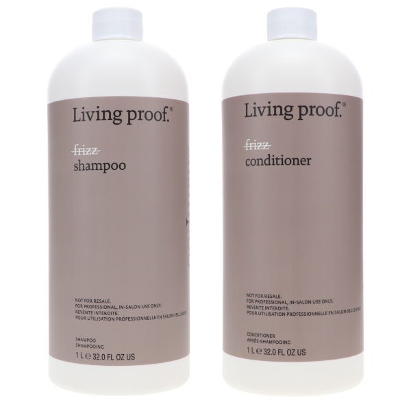 Living Proof No Frizz Shampoo and Conditioner Each 32 oz.