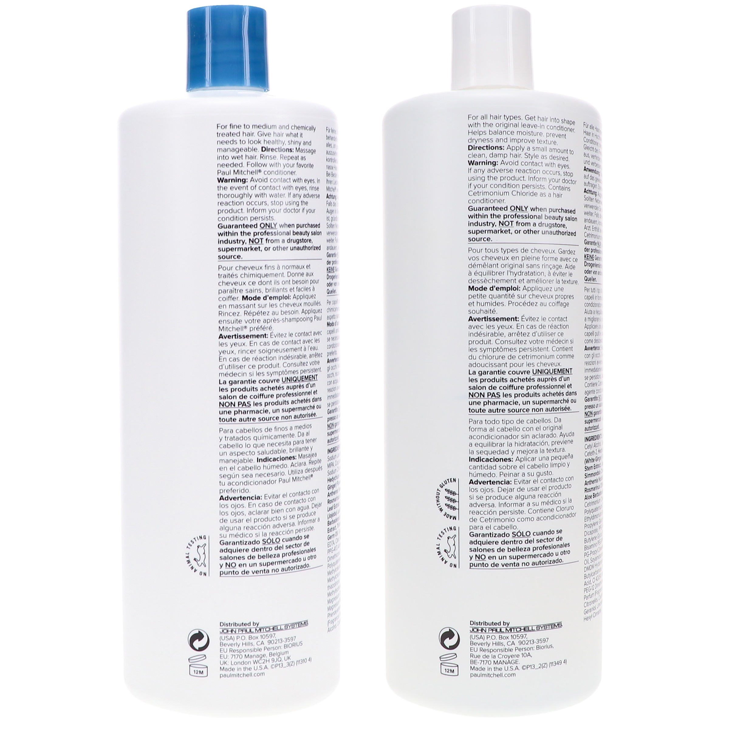 Paul Mitchell Original Shampoo One 33.8 oz & The Conditioner 33.8 oz Combo Pack