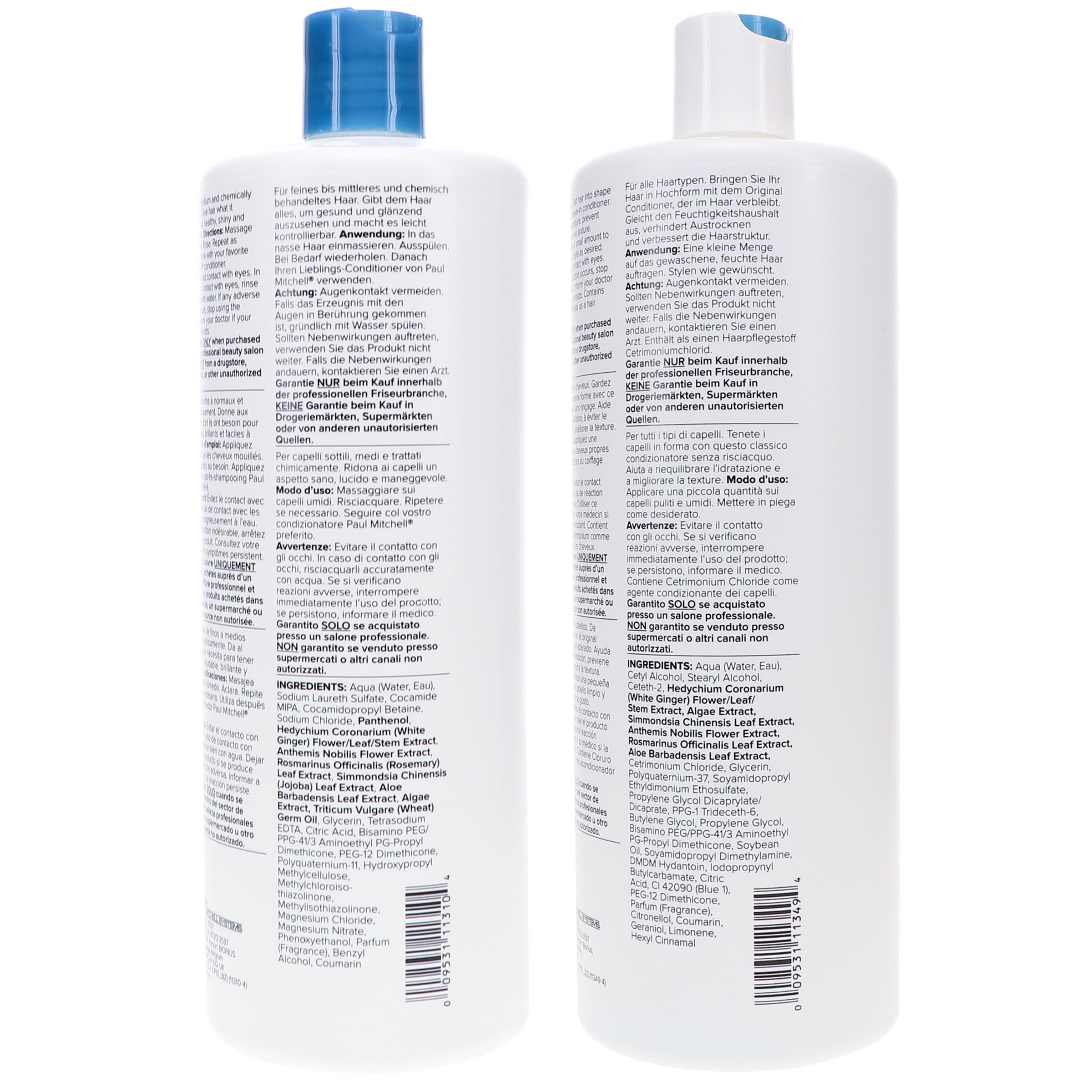 Paul Mitchell Original Shampoo One 33.8 oz & The Conditioner 33.8 oz Combo Pack