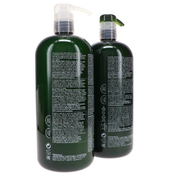 Paul Mitchell Tea Tree Special Shampoo 33.8 oz & Tea Tree Hair and Body Moisturizer 33.8 oz Combo Pack