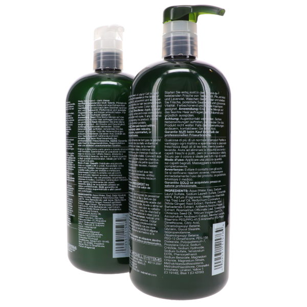 Paul Mitchell Tea Tree Special Shampoo 33.8 oz & Tea Tree Hair and Body Moisturizer 33.8 oz Combo Pack