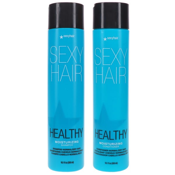 Sexy Hair Healthy Sexy Hair Moisturizing Shampoo 10.1 oz & Healthy Sexy Hair Moisturizing Conditioner 10.1 oz Combo Pack