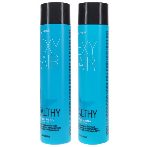 Sexy Hair Healthy Sexy Hair Moisturizing Shampoo 10.1 oz & Healthy Sexy Hair Moisturizing Conditioner 10.1 oz Combo Pack