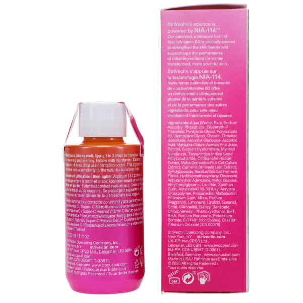 StriVectin Multi-Action Super-C Retinol Brighten & Correct Serum 1 oz