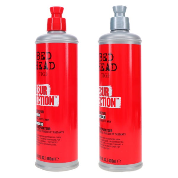 TIGI Bed Head Resurrection Super Repair Shampoo & Conditioner 13.53 oz Combo Pack