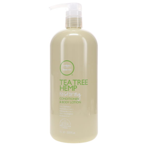 Paul Mitchell Tea Tree Hemp Restoring Conditioner & Body Lotion 33.8 oz