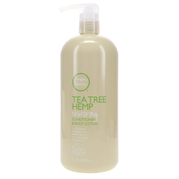 Paul Mitchell Tea Tree Hemp Restoring Conditioner & Body Lotion 33.8 oz