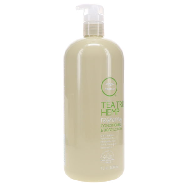 Paul Mitchell Tea Tree Hemp Restoring Conditioner & Body Lotion 33.8 oz