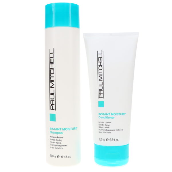 Paul Mitchell Instant Moisture Shampoo 10.14 oz & Instant Moisture Treatment 6.8 oz Combo Pack