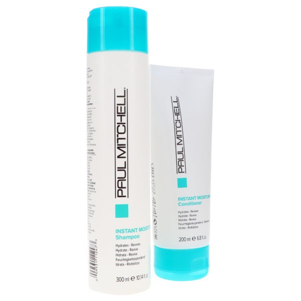 Paul Mitchell Instant Moisture Shampoo 10.14 oz & Instant Moisture Treatment 6.8 oz Combo Pack