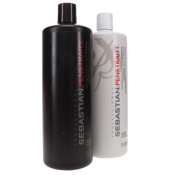 Sebastian Penetraitt Shampoo 33.8 oz & Penetraitt Conditioner 33.8 oz Combo Pack
