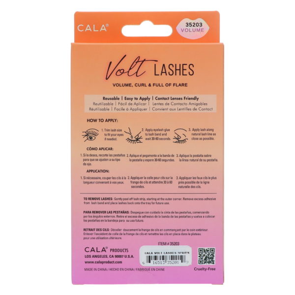 CALA Volt Lashes Volume Curl & Full 5 pk