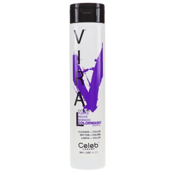 Celeb Luxury Viral Extreme Purple Color Wash Shampoo 8.25 oz