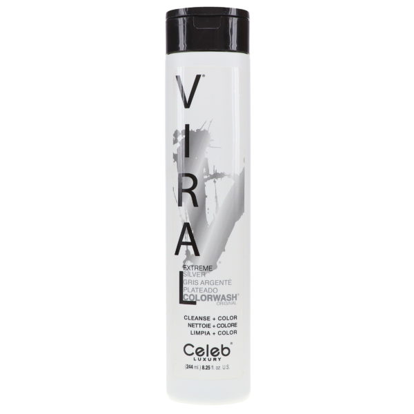 Celeb Luxury Viral Silver Color Care Shampoo 8.25 oz