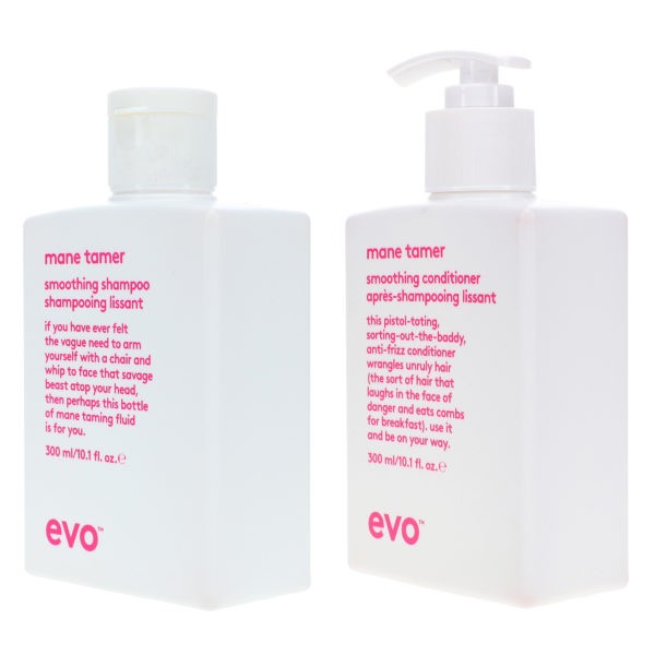 EVO Mane Tamer Smoothing Shampoo 10.14 oz & Mane Tamer Conditioner 10.14 oz Combo Pack