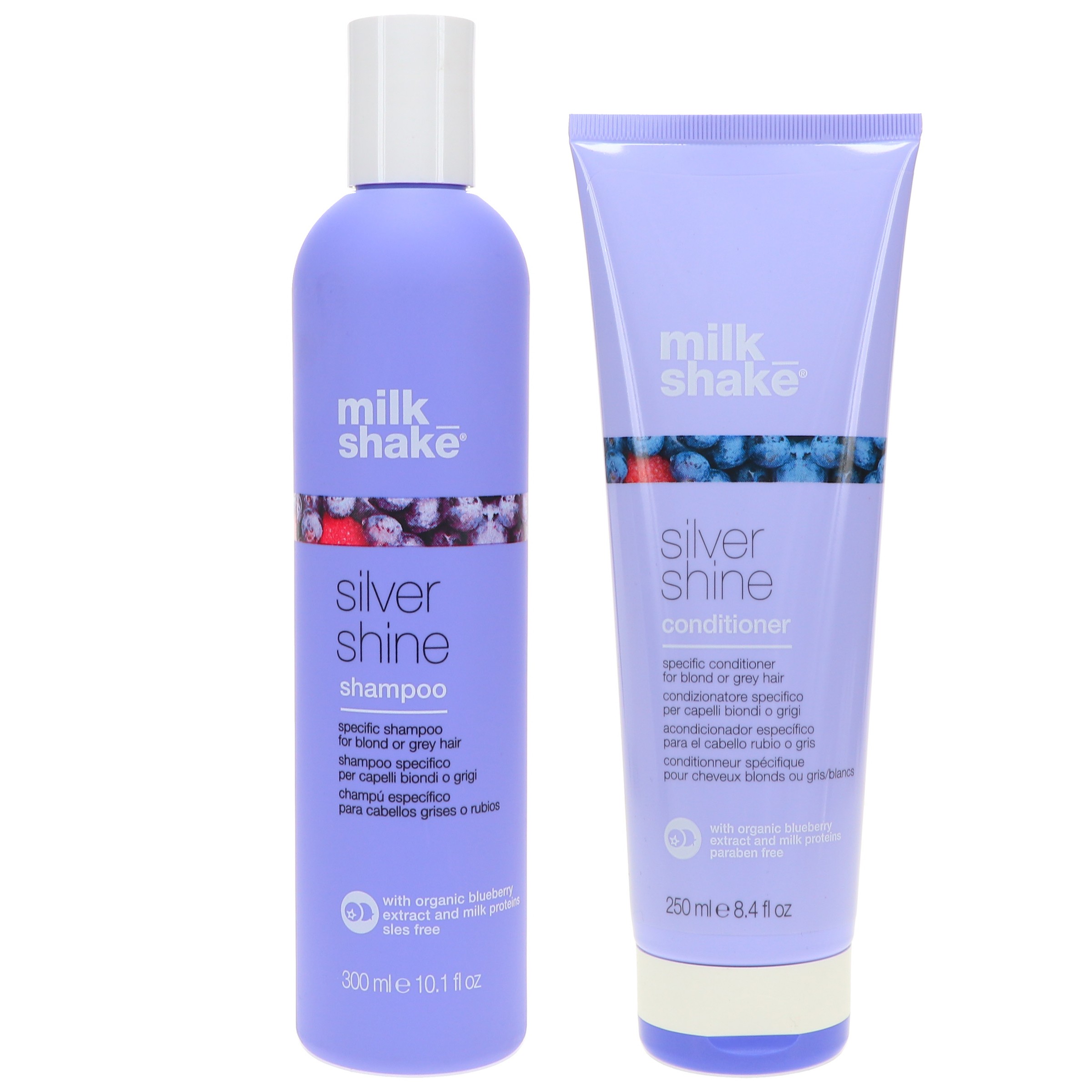 milk_shake Silver Shine Shampoo 10.1 oz & Silver Shine Conditioner 8.4 oz  Combo Pack ~ Beauty Roulette