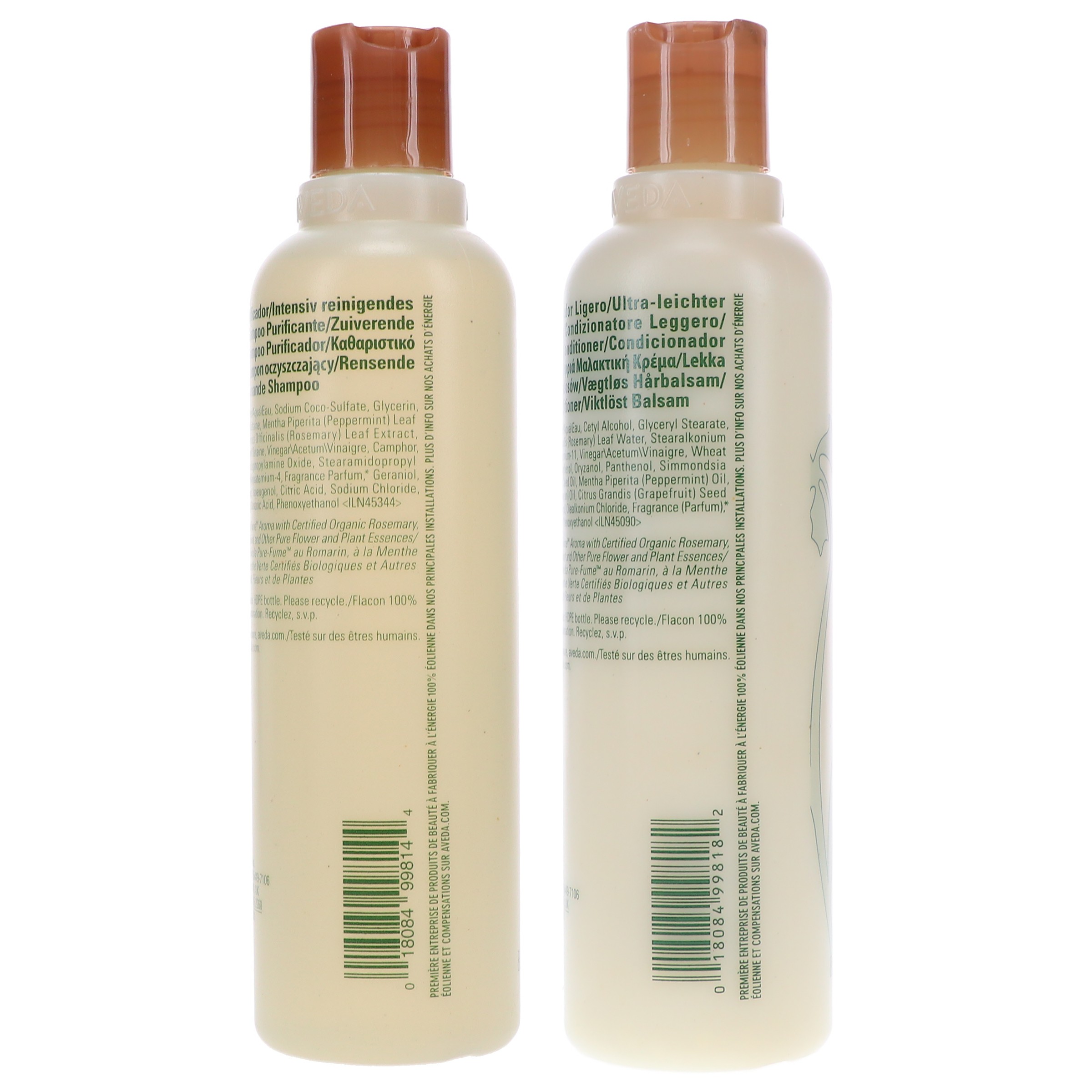 Aveda Rosemary Mint Shampoo 8.5 oz & Rosemary Mint Conditioner 8.5 oz Combo Pack