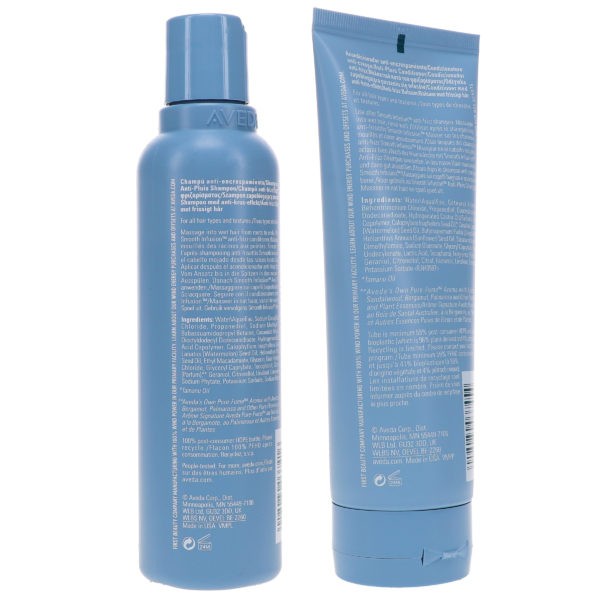Aveda Smooth Infusion Anti-Frizz Shampoo 6.7 oz & Smooth Infusion Anti-Frizz Conditioner 6.7 oz Combo Pack