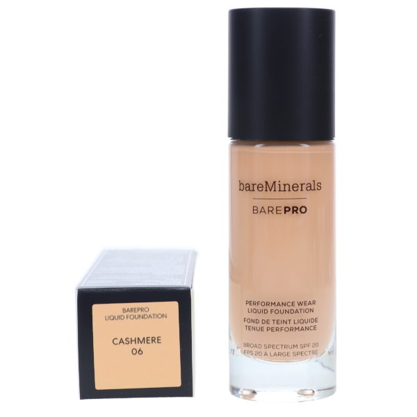 bareMinerals BAREPRO Performance Wear Liquid Foundation SPF 20 Cashmere 1 oz