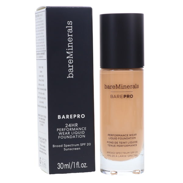 bareMinerals BAREPRO Performance Wear Liquid Foundation SPF 20 Warm Natural 1 oz