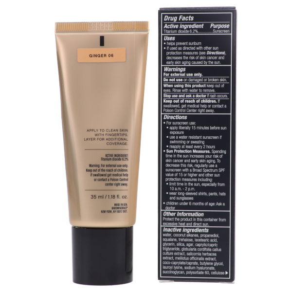 bareMinerals Complexion Rescue Tinted Hydrating Gel Cream Broad Spectrum SPF 30 Ginger 06 1.18 oz