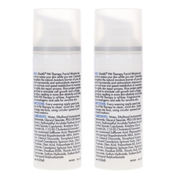 Elta MD PM Therapy Facial Moisturizer 1.7 oz 2 Pack