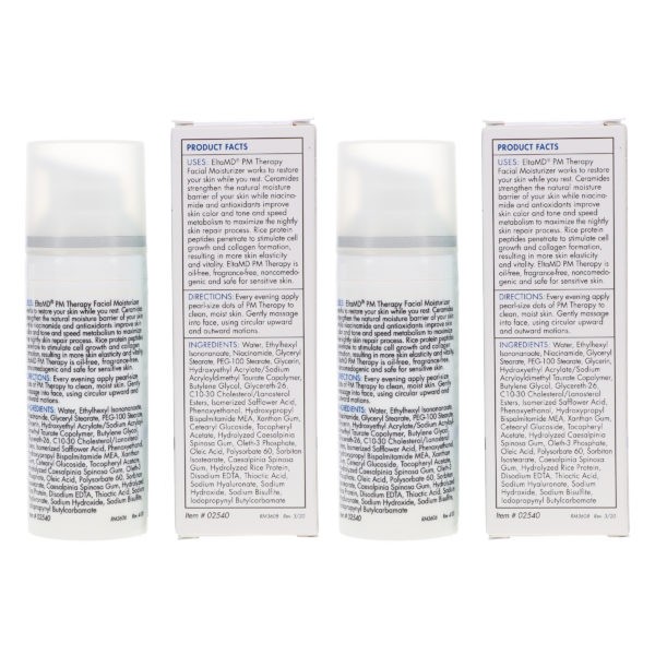 Elta MD PM Therapy Facial Moisturizer 1.7 oz 2 Pack