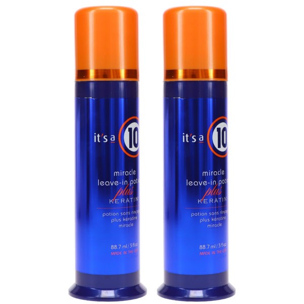 It's a 10 Miracle Leave-In Potion Plus Keratin 3 oz 2 Pack