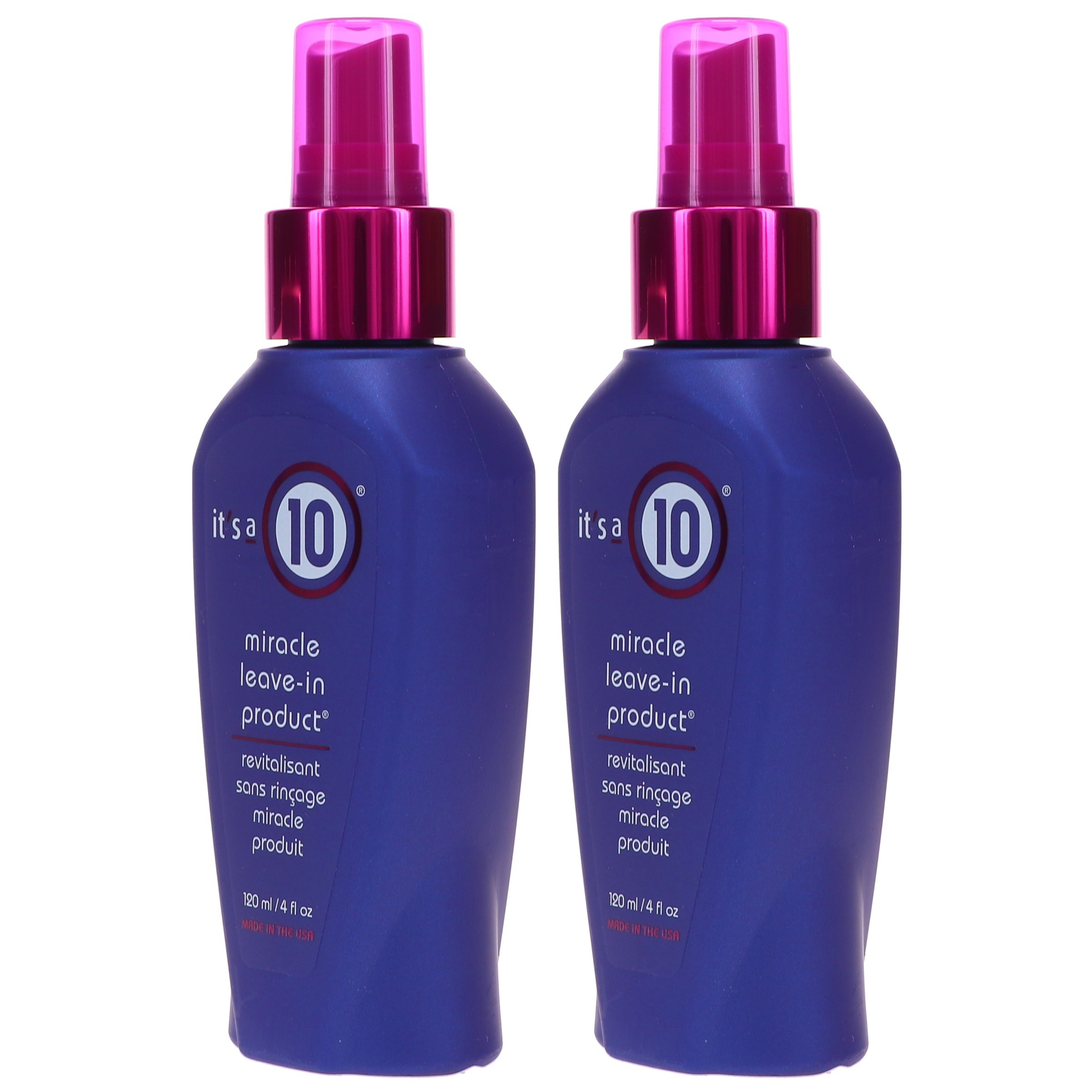 It's a 10 Miracle Leave-in Product 4 oz 2 Pack