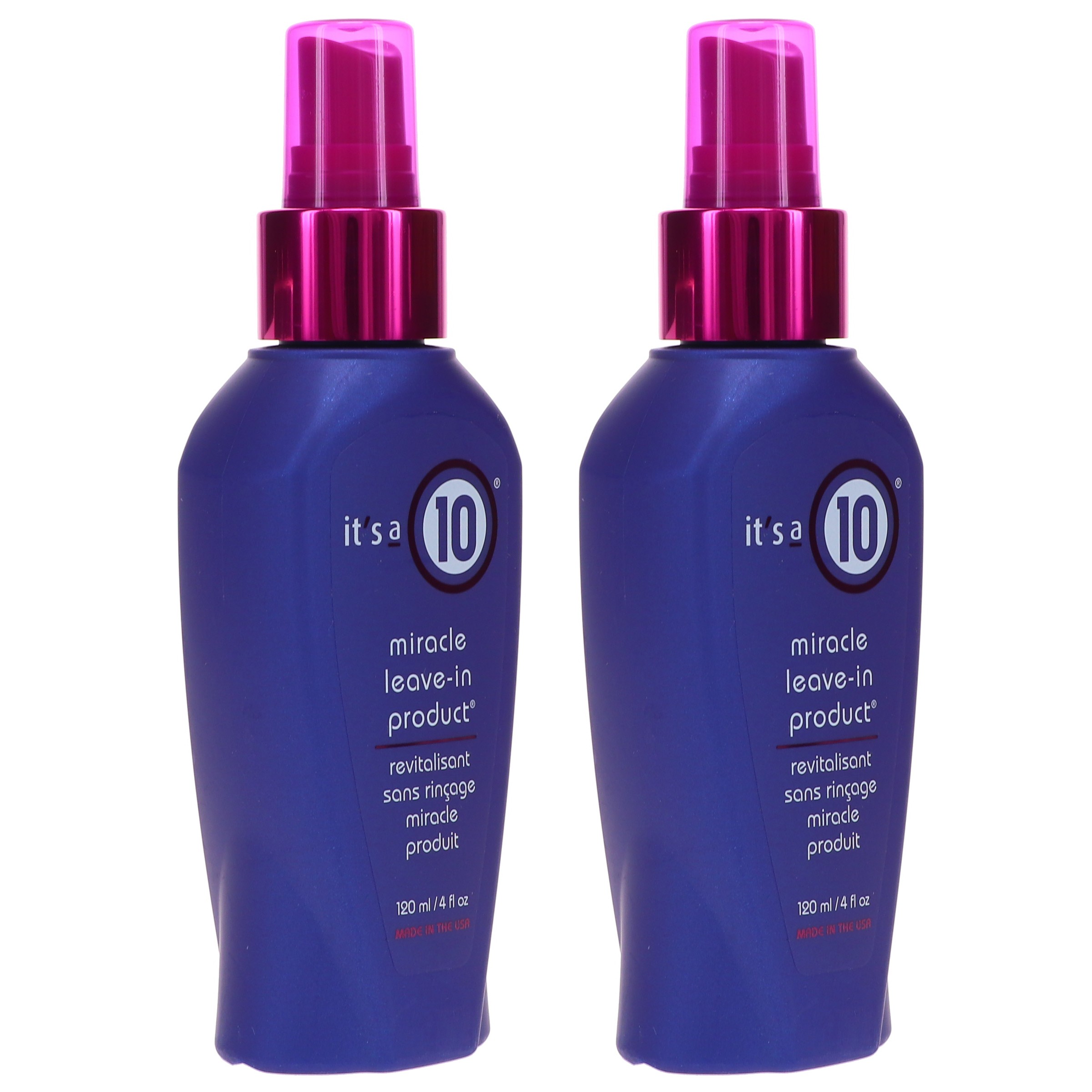 It's a 10 Miracle Leave-in Product 4 oz 2 Pack