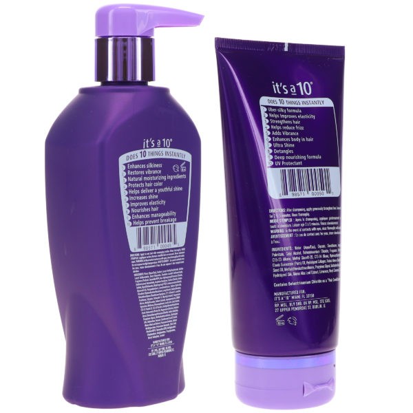 It's a 10 Silk Express Silk Shampoo 10 oz & Silk Express Silk Conditioner 5 oz Combo Pack