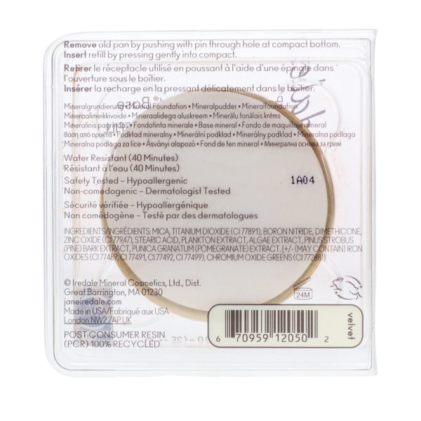 jane iredale PurePressed Base Foundation Refill Velvet 0.35 oz